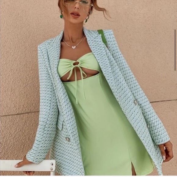 Zara textured plaid blazer - Picture 2 of 11